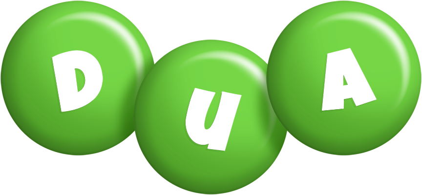 Dua candy-green logo