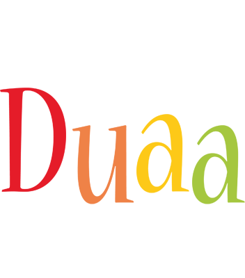 Duaa birthday logo