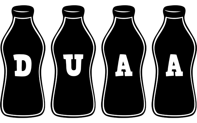Duaa bottle logo