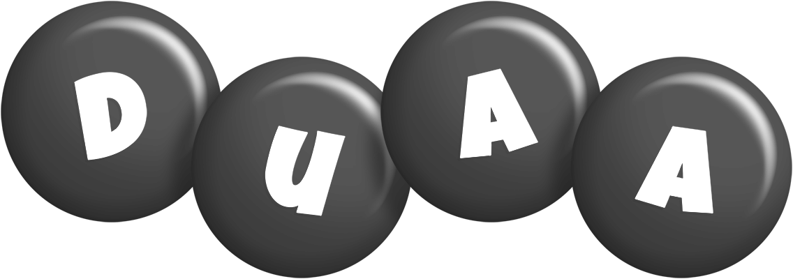 Duaa candy-black logo