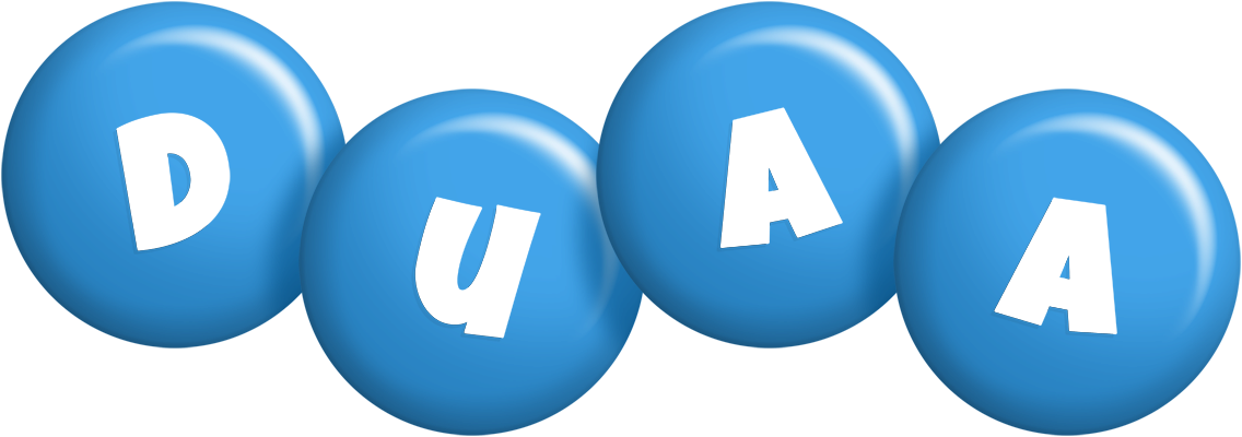 Duaa candy-blue logo