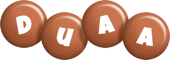 Duaa candy-brown logo