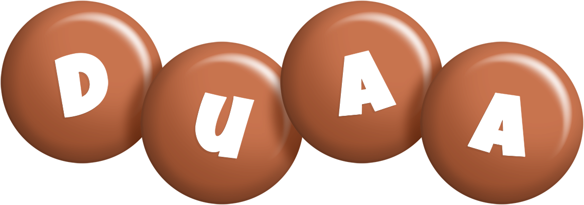 Duaa candy-brown logo