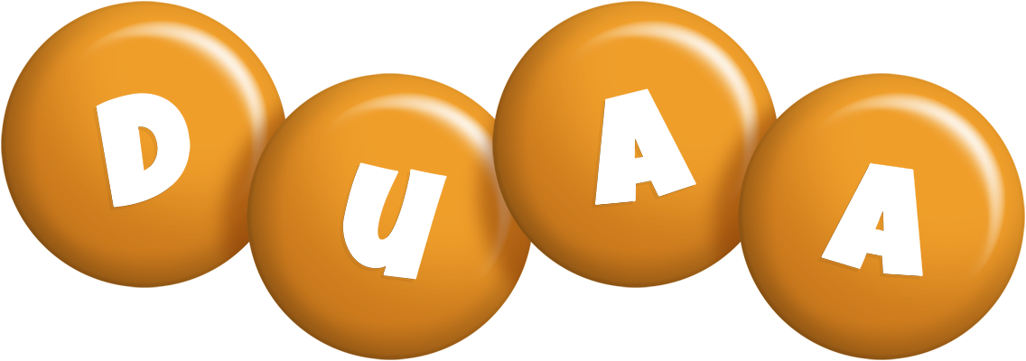 Duaa candy-orange logo
