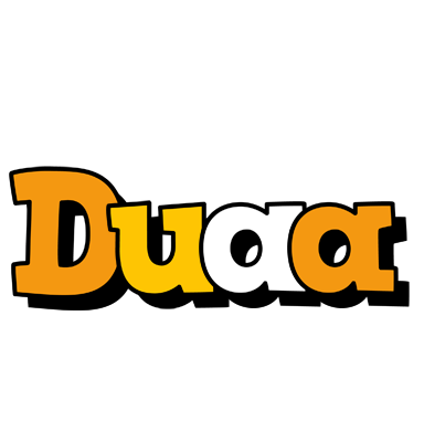 Duaa cartoon logo