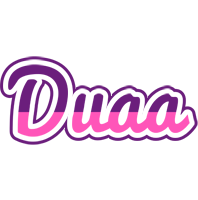 Duaa cheerful logo