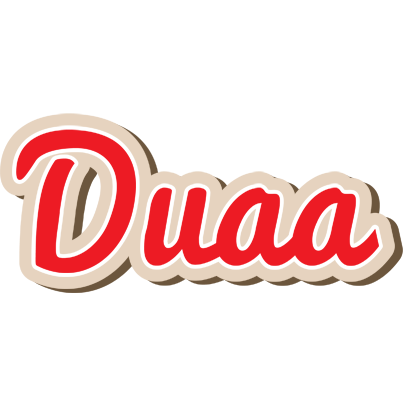 Duaa chocolate logo