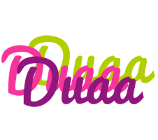 Duaa flowers logo