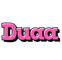 Duaa girlish logo