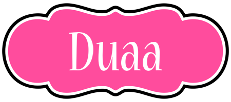 Duaa invitation logo