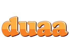 Duaa orange logo