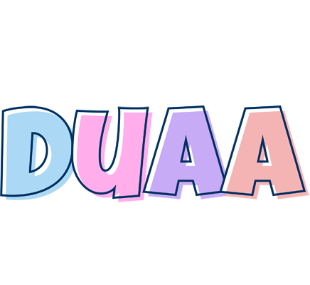 Duaa pastel logo