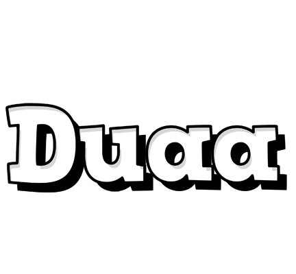 Duaa snowing logo