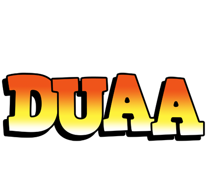 Duaa sunset logo