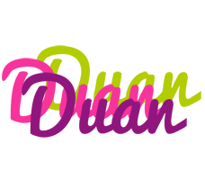 Duan flowers logo