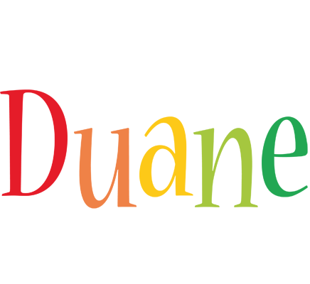 Duane birthday logo