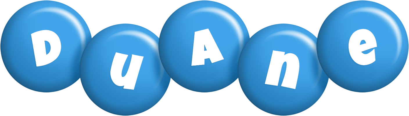 Duane candy-blue logo
