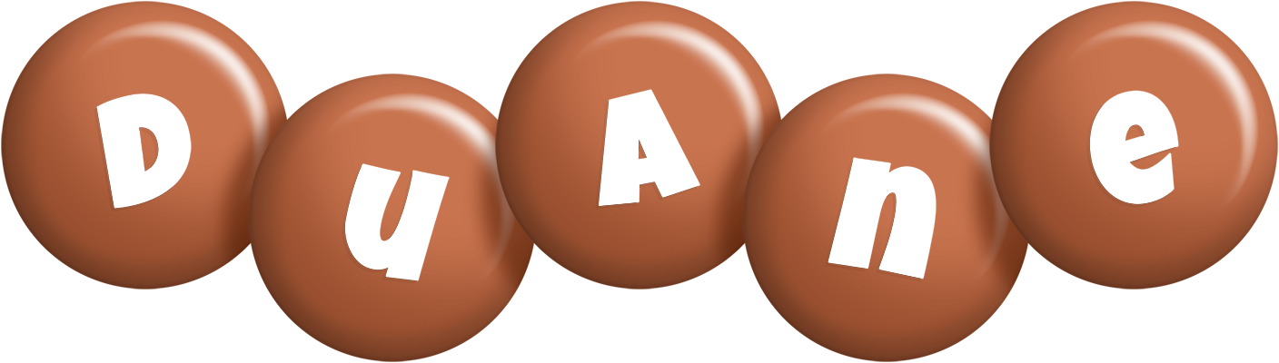 Duane candy-brown logo