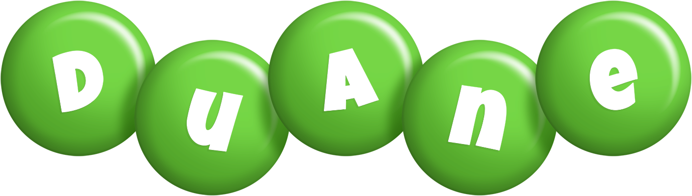 Duane candy-green logo