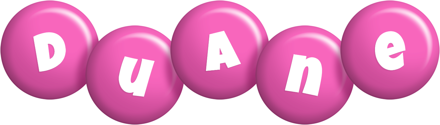 Duane candy-pink logo