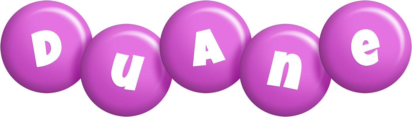 Duane candy-purple logo