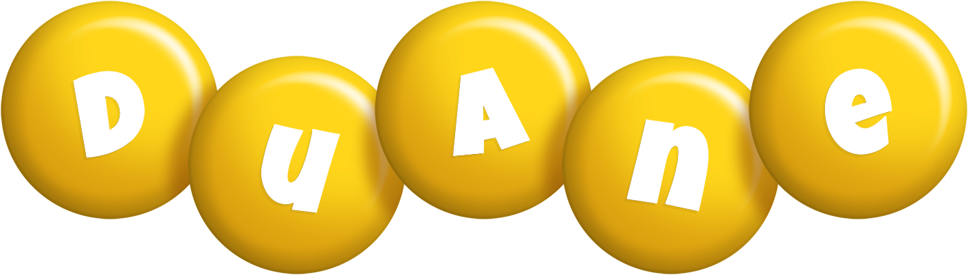 Duane candy-yellow logo