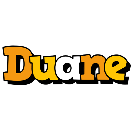 Duane cartoon logo
