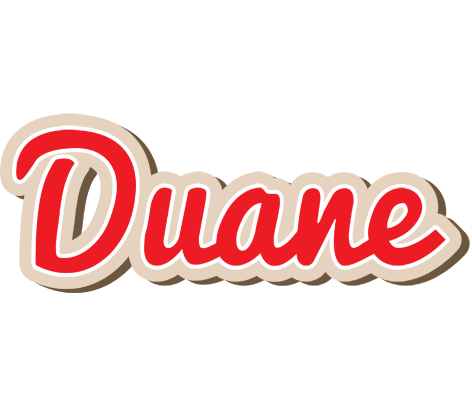 Duane chocolate logo