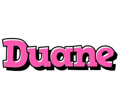 Duane girlish logo