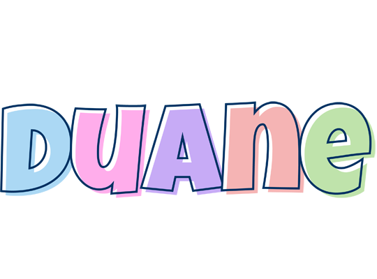 Duane pastel logo
