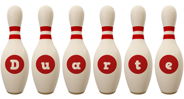 Duarte bowling-pin logo