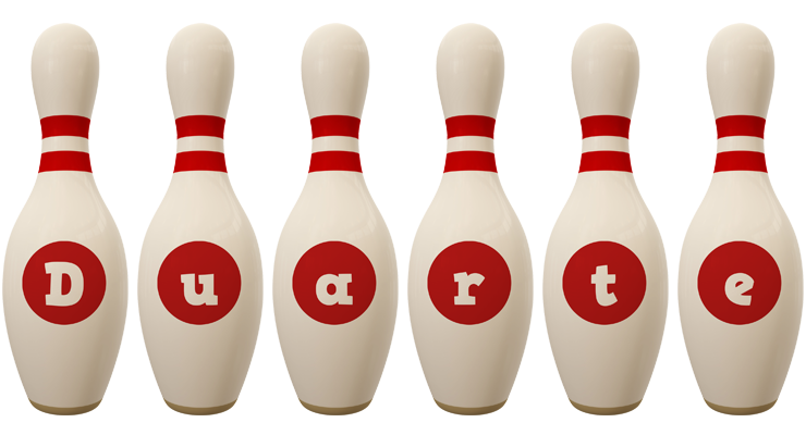 Duarte bowling-pin logo