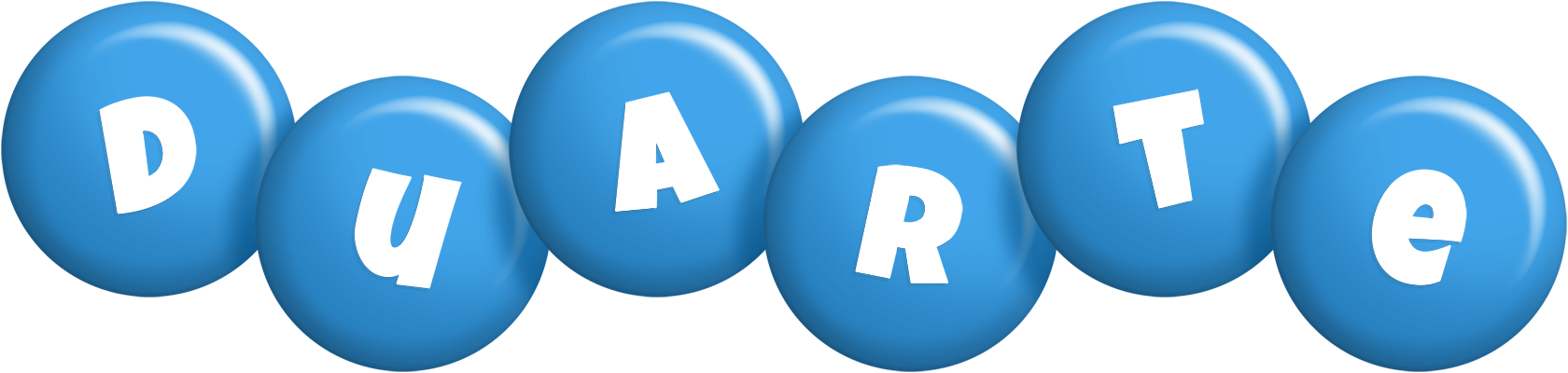 Duarte candy-blue logo