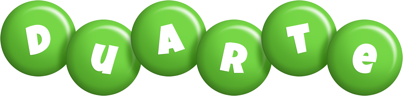 Duarte candy-green logo