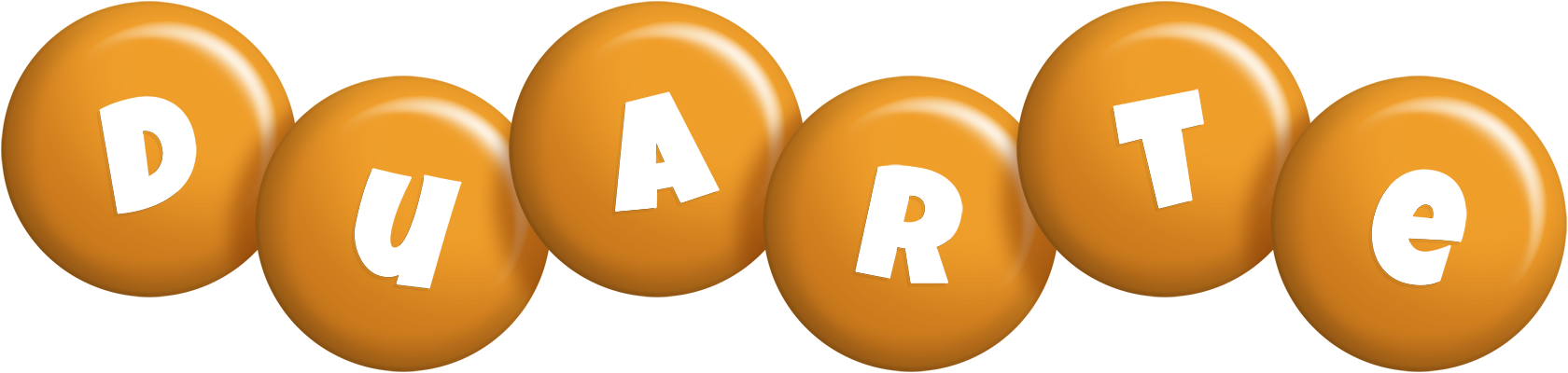Duarte candy-orange logo