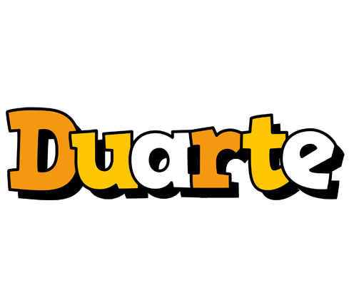 Duarte cartoon logo