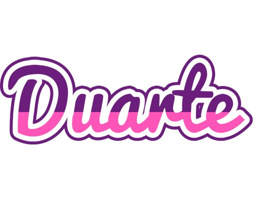 Duarte cheerful logo