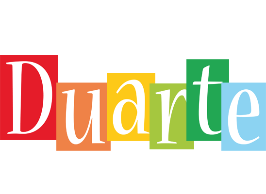 Duarte colors logo