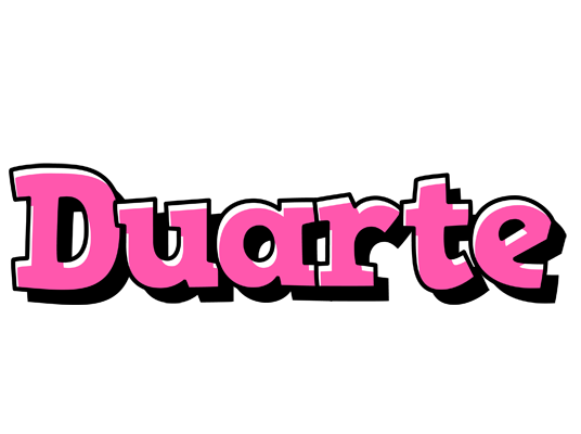 Duarte girlish logo