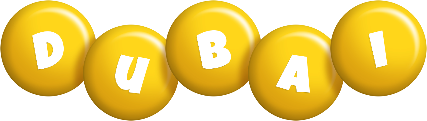 Dubai candy-yellow logo