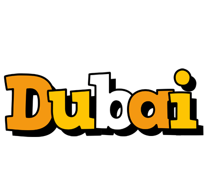 Dubai cartoon logo