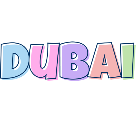 Dubai pastel logo