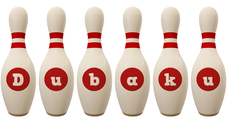 Dubaku bowling-pin logo