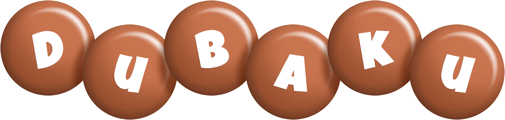 Dubaku candy-brown logo