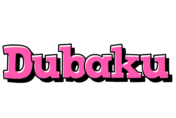Dubaku girlish logo