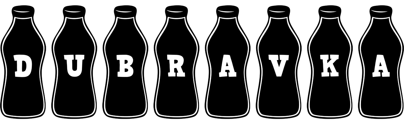 Dubravka bottle logo