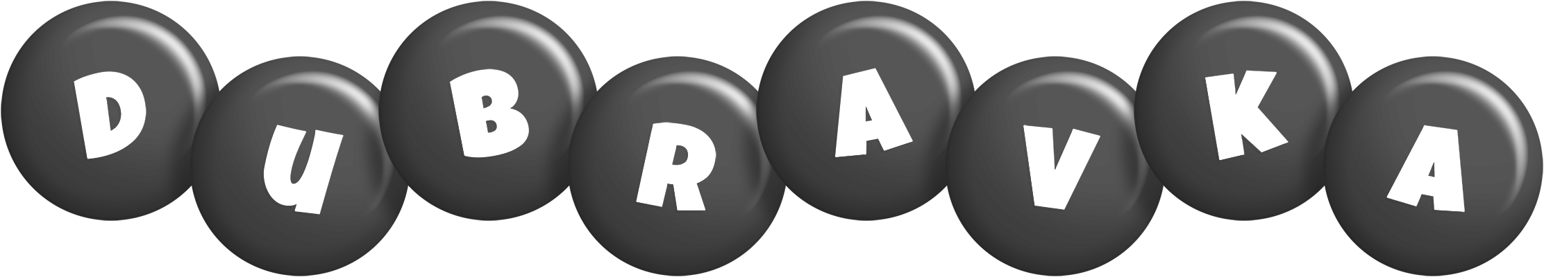 Dubravka candy-black logo