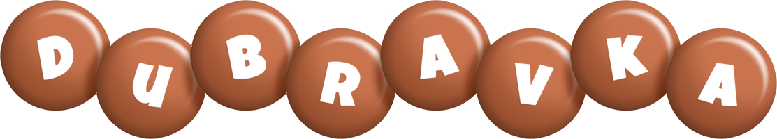 Dubravka candy-brown logo