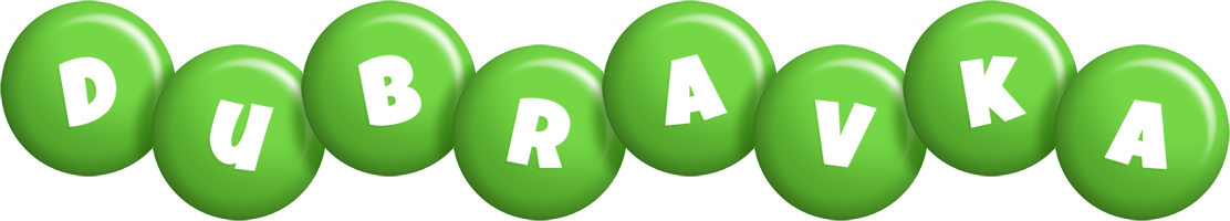 Dubravka candy-green logo