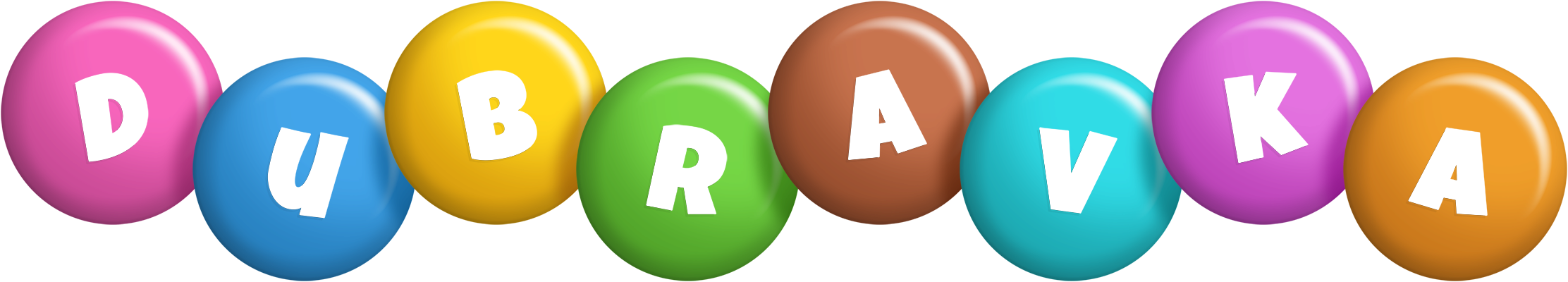 Dubravka candy logo